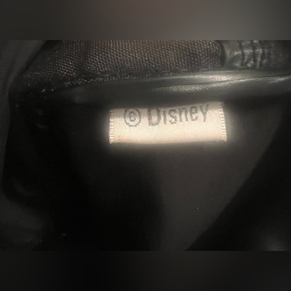 Mickey Mouse Black Belt Bag Fanny Pack With Mouse Silver Tone Zipper Pulls - Picture 8 of 10